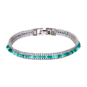 Soan Single Row Bracelet On Metal Chain in Kandar